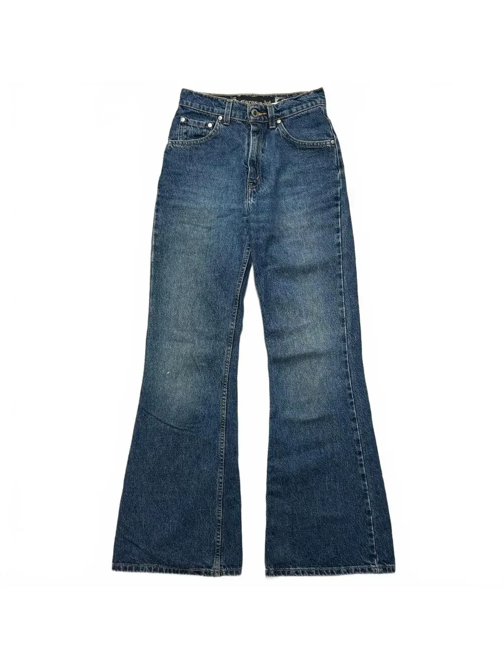 VTG Y2K Levi's Flares-A-Lot Low Rise Jeans Women's 25x30 Blue Skater Western